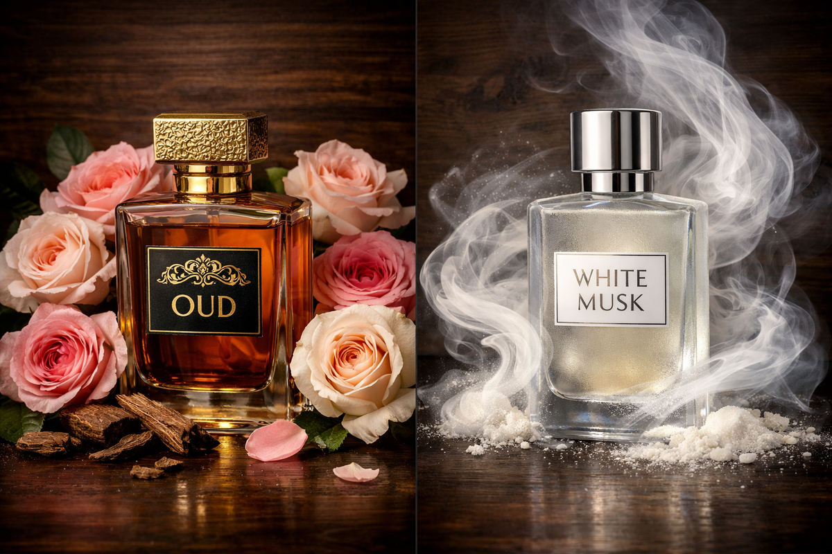 Oud and Rose vs Oud and Musk: How Different Combinations Change the Scent