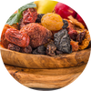  Fruity nuances (like dried plums or dates)