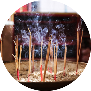 Incense-like finish