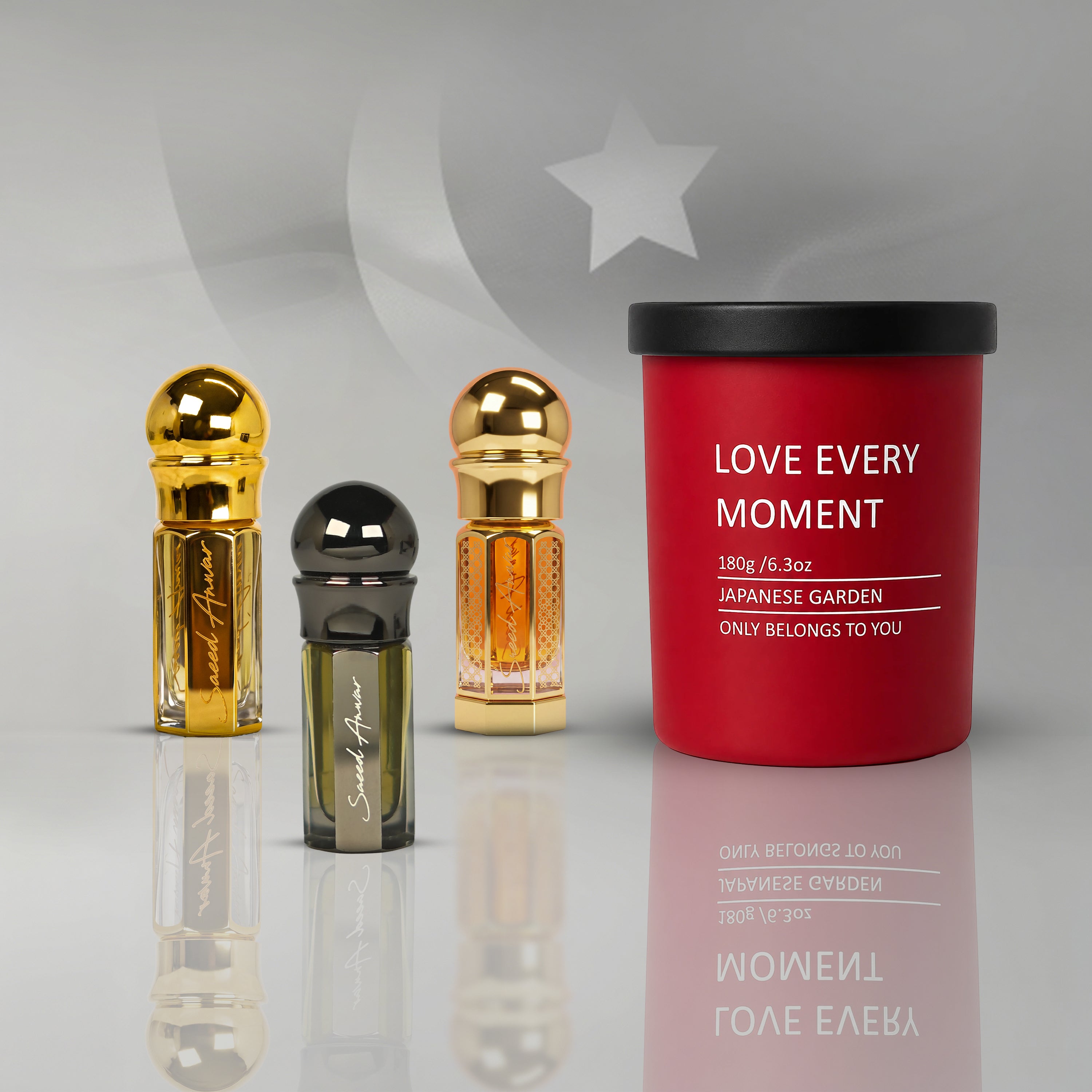 Azadi Platinum Bundle (3 Fragrance Oils + Free Candle)